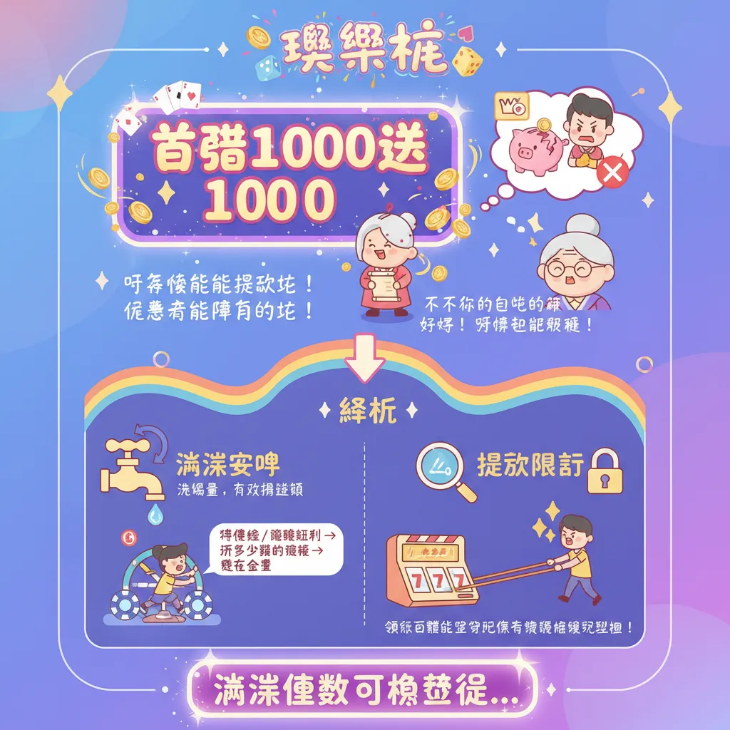 首儲1000送1000優惠：解析流水要求與提款限制