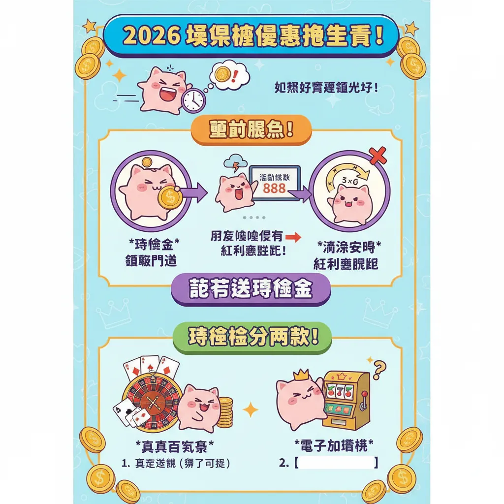 搶先看2026娛樂城優惠：體驗金領取與流水要求全攻略