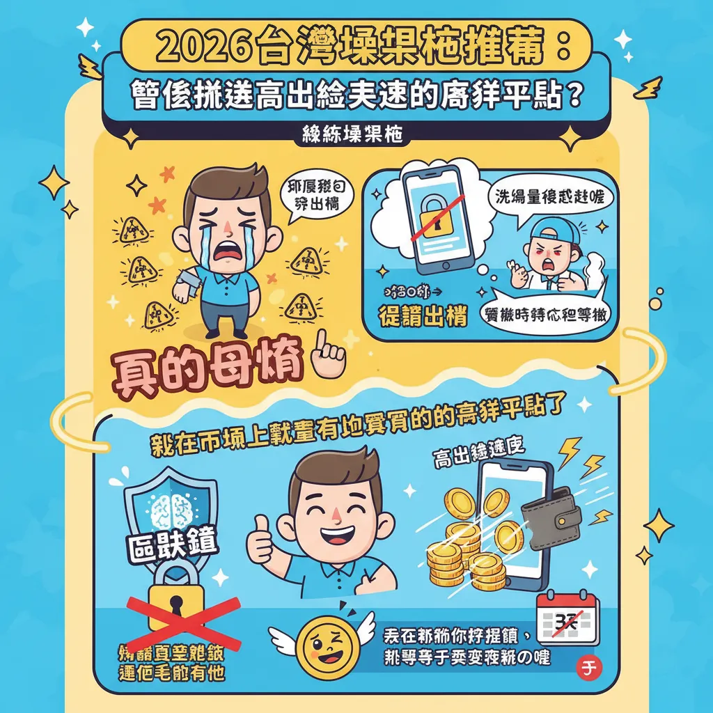 2026臺灣娛樂城推薦：怎麼挑選高出金速度的博弈平臺？