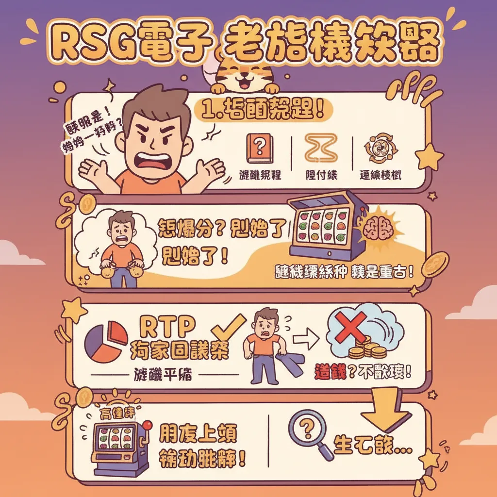 掌握RSG電子老虎機技巧與爆分攻略